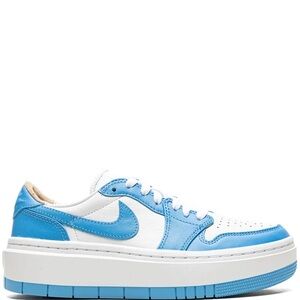 Nike Sky Blue and White Platform Sneakers